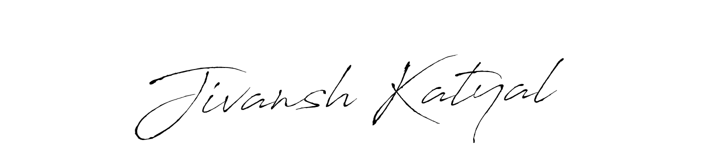 Also You can easily find your signature by using the search form. We will create Jivansh Katyal name handwritten signature images for you free of cost using Antro_Vectra sign style. Jivansh Katyal signature style 6 images and pictures png