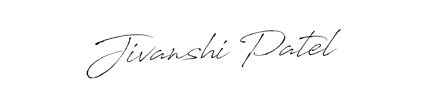 Similarly Antro_Vectra is the best handwritten signature design. Signature creator online .You can use it as an online autograph creator for name Jivanshi Patel. Jivanshi Patel signature style 6 images and pictures png