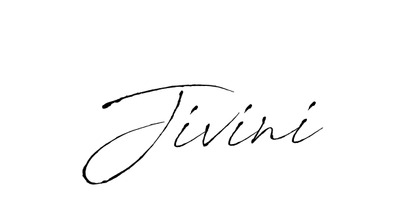 Antro_Vectra is a professional signature style that is perfect for those who want to add a touch of class to their signature. It is also a great choice for those who want to make their signature more unique. Get Jivini name to fancy signature for free. Jivini signature style 6 images and pictures png
