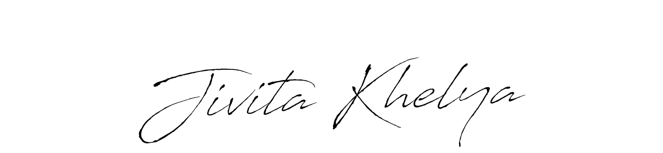 Also we have Jivita Khelya name is the best signature style. Create professional handwritten signature collection using Antro_Vectra autograph style. Jivita Khelya signature style 6 images and pictures png