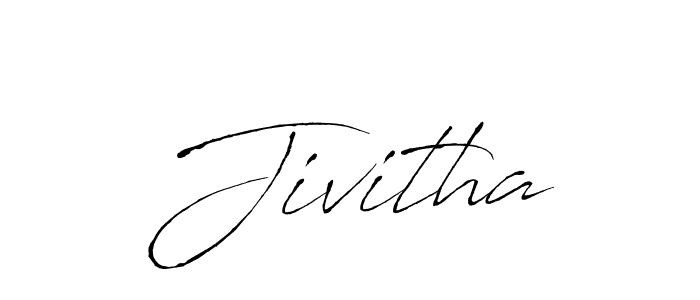 Make a beautiful signature design for name Jivitha. With this signature (Antro_Vectra) style, you can create a handwritten signature for free. Jivitha signature style 6 images and pictures png
