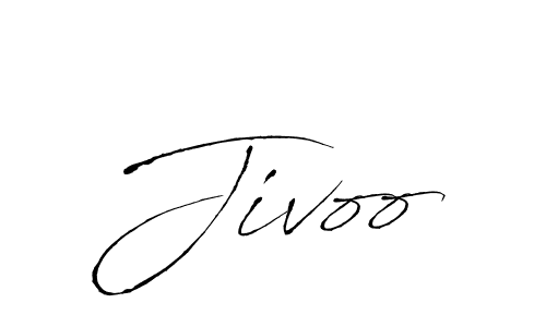 Make a beautiful signature design for name Jivoo. With this signature (Antro_Vectra) style, you can create a handwritten signature for free. Jivoo signature style 6 images and pictures png