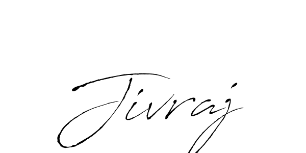 Make a beautiful signature design for name Jivraj. With this signature (Antro_Vectra) style, you can create a handwritten signature for free. Jivraj signature style 6 images and pictures png