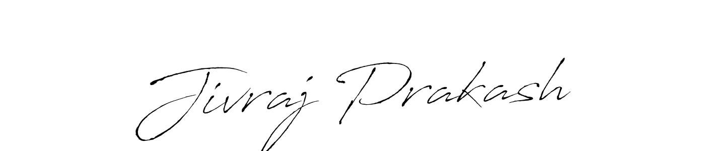 Jivraj Prakash stylish signature style. Best Handwritten Sign (Antro_Vectra) for my name. Handwritten Signature Collection Ideas for my name Jivraj Prakash. Jivraj Prakash signature style 6 images and pictures png