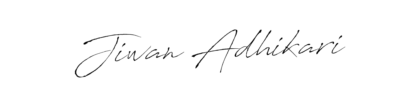 Make a beautiful signature design for name Jiwan Adhikari. Use this online signature maker to create a handwritten signature for free. Jiwan Adhikari signature style 6 images and pictures png