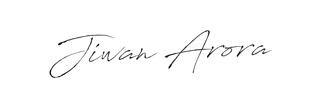 This is the best signature style for the Jiwan Arora name. Also you like these signature font (Antro_Vectra). Mix name signature. Jiwan Arora signature style 6 images and pictures png