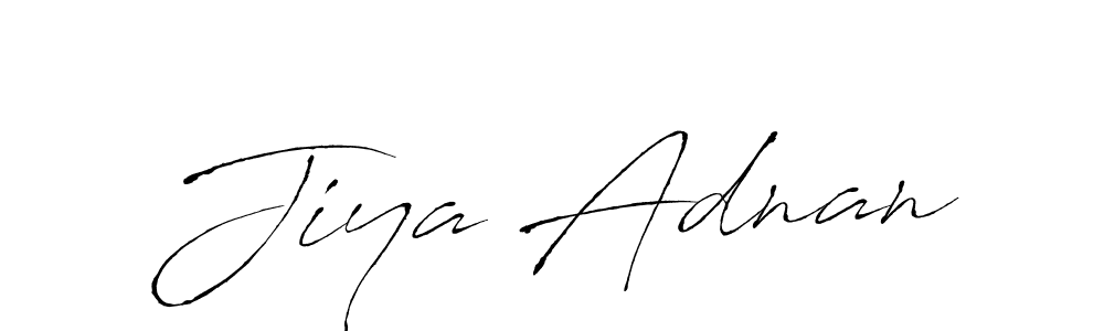 Make a beautiful signature design for name Jiya Adnan. Use this online signature maker to create a handwritten signature for free. Jiya Adnan signature style 6 images and pictures png
