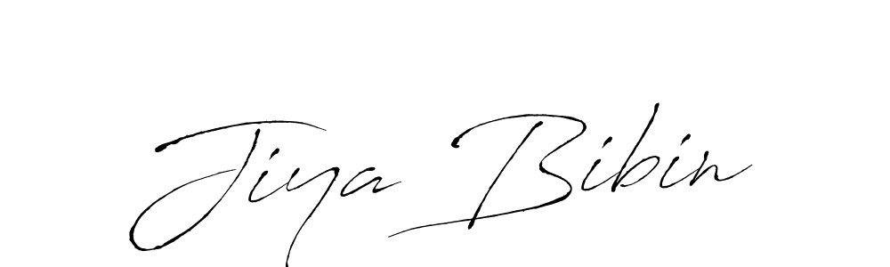 You can use this online signature creator to create a handwritten signature for the name Jiya Bibin. This is the best online autograph maker. Jiya Bibin signature style 6 images and pictures png