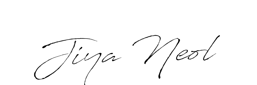 Also You can easily find your signature by using the search form. We will create Jiya Neol name handwritten signature images for you free of cost using Antro_Vectra sign style. Jiya Neol signature style 6 images and pictures png