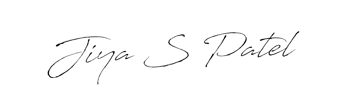 You should practise on your own different ways (Antro_Vectra) to write your name (Jiya S Patel) in signature. don't let someone else do it for you. Jiya S Patel signature style 6 images and pictures png