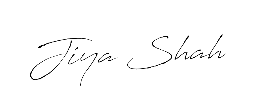 You should practise on your own different ways (Antro_Vectra) to write your name (Jiya Shah) in signature. don't let someone else do it for you. Jiya Shah signature style 6 images and pictures png