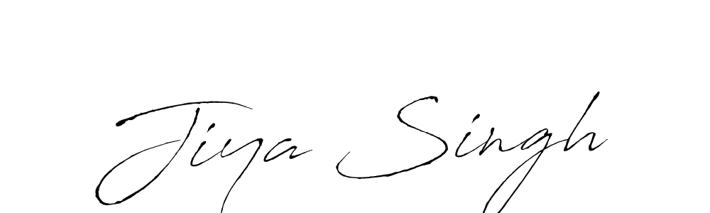 Use a signature maker to create a handwritten signature online. With this signature software, you can design (Antro_Vectra) your own signature for name Jiya Singh. Jiya Singh signature style 6 images and pictures png