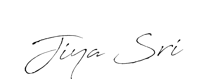 Use a signature maker to create a handwritten signature online. With this signature software, you can design (Antro_Vectra) your own signature for name Jiya Sri. Jiya Sri signature style 6 images and pictures png