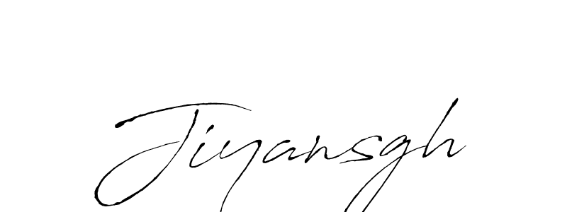 Make a beautiful signature design for name Jiyansgh. With this signature (Antro_Vectra) style, you can create a handwritten signature for free. Jiyansgh signature style 6 images and pictures png