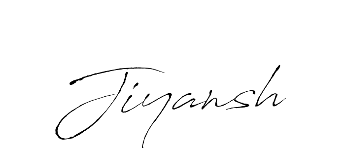 Create a beautiful signature design for name Jiyansh. With this signature (Antro_Vectra) fonts, you can make a handwritten signature for free. Jiyansh signature style 6 images and pictures png