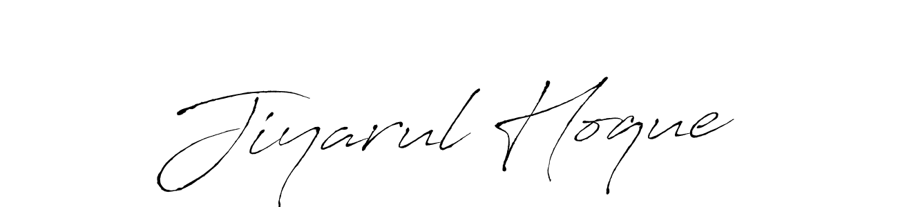 Make a beautiful signature design for name Jiyarul Hoque. With this signature (Antro_Vectra) style, you can create a handwritten signature for free. Jiyarul Hoque signature style 6 images and pictures png