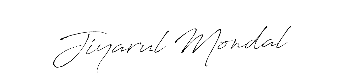 Jiyarul Mondal stylish signature style. Best Handwritten Sign (Antro_Vectra) for my name. Handwritten Signature Collection Ideas for my name Jiyarul Mondal. Jiyarul Mondal signature style 6 images and pictures png