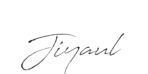 How to make Jiyaul signature? Antro_Vectra is a professional autograph style. Create handwritten signature for Jiyaul name. Jiyaul signature style 6 images and pictures png