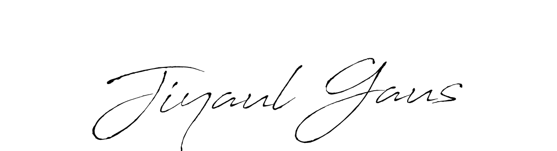 Make a short Jiyaul Gaus signature style. Manage your documents anywhere anytime using Antro_Vectra. Create and add eSignatures, submit forms, share and send files easily. Jiyaul Gaus signature style 6 images and pictures png