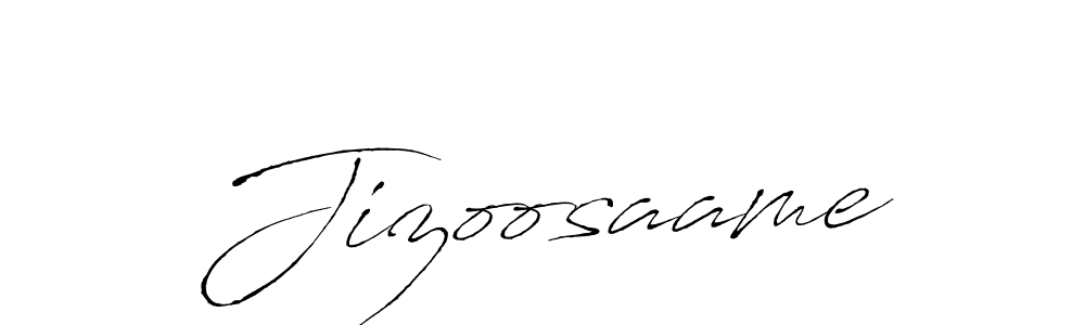 You should practise on your own different ways (Antro_Vectra) to write your name (Jizoosaame) in signature. don't let someone else do it for you. Jizoosaame signature style 6 images and pictures png