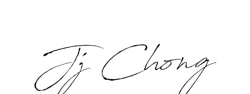 How to make Jj Chong signature? Antro_Vectra is a professional autograph style. Create handwritten signature for Jj Chong name. Jj Chong signature style 6 images and pictures png