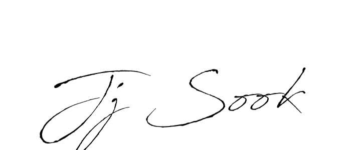How to make Jj Sook signature? Antro_Vectra is a professional autograph style. Create handwritten signature for Jj Sook name. Jj Sook signature style 6 images and pictures png