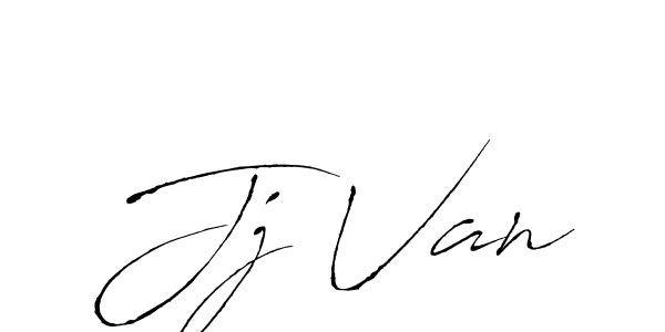 You should practise on your own different ways (Antro_Vectra) to write your name (Jj Van) in signature. don't let someone else do it for you. Jj Van signature style 6 images and pictures png