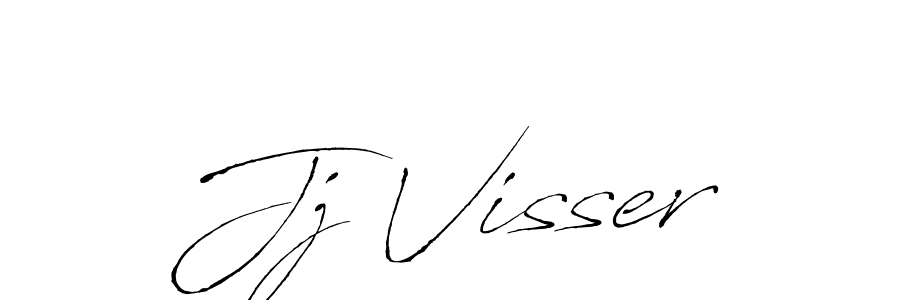 You should practise on your own different ways (Antro_Vectra) to write your name (Jj Visser) in signature. don't let someone else do it for you. Jj Visser signature style 6 images and pictures png