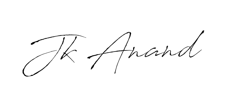 Use a signature maker to create a handwritten signature online. With this signature software, you can design (Antro_Vectra) your own signature for name Jk Anand. Jk Anand signature style 6 images and pictures png