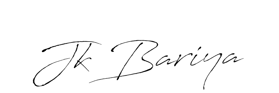 Also You can easily find your signature by using the search form. We will create Jk Bariya name handwritten signature images for you free of cost using Antro_Vectra sign style. Jk Bariya signature style 6 images and pictures png