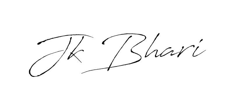 Jk Bhari stylish signature style. Best Handwritten Sign (Antro_Vectra) for my name. Handwritten Signature Collection Ideas for my name Jk Bhari. Jk Bhari signature style 6 images and pictures png