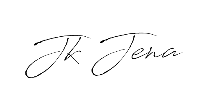 The best way (Antro_Vectra) to make a short signature is to pick only two or three words in your name. The name Jk Jena include a total of six letters. For converting this name. Jk Jena signature style 6 images and pictures png