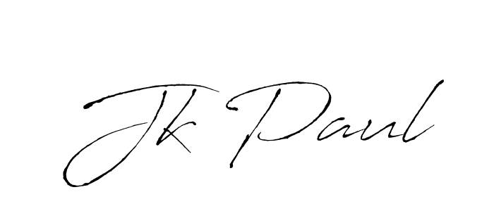 Create a beautiful signature design for name Jk Paul. With this signature (Antro_Vectra) fonts, you can make a handwritten signature for free. Jk Paul signature style 6 images and pictures png