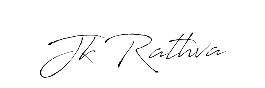 Jk Rathva stylish signature style. Best Handwritten Sign (Antro_Vectra) for my name. Handwritten Signature Collection Ideas for my name Jk Rathva. Jk Rathva signature style 6 images and pictures png