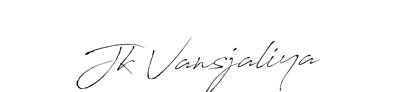 You can use this online signature creator to create a handwritten signature for the name Jk Vansjaliya. This is the best online autograph maker. Jk Vansjaliya signature style 6 images and pictures png