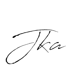 Make a beautiful signature design for name Jka. With this signature (Antro_Vectra) style, you can create a handwritten signature for free. Jka signature style 6 images and pictures png