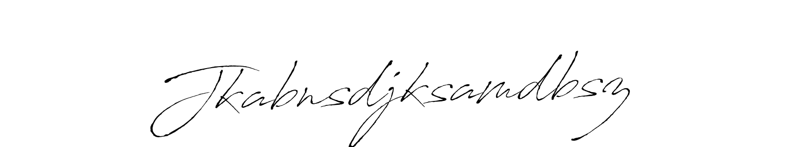 Create a beautiful signature design for name Jkabnsdjksamdbsz. With this signature (Antro_Vectra) fonts, you can make a handwritten signature for free. Jkabnsdjksamdbsz signature style 6 images and pictures png