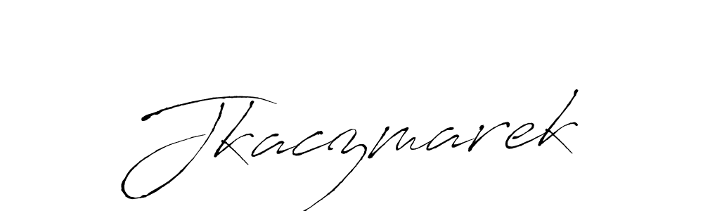 Create a beautiful signature design for name Jkaczmarek. With this signature (Antro_Vectra) fonts, you can make a handwritten signature for free. Jkaczmarek signature style 6 images and pictures png