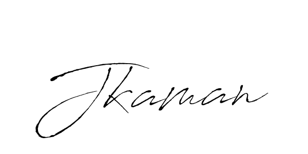 Create a beautiful signature design for name Jkaman. With this signature (Antro_Vectra) fonts, you can make a handwritten signature for free. Jkaman signature style 6 images and pictures png