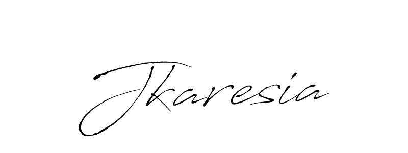 You should practise on your own different ways (Antro_Vectra) to write your name (Jkaresia) in signature. don't let someone else do it for you. Jkaresia signature style 6 images and pictures png