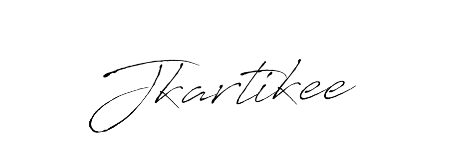 You should practise on your own different ways (Antro_Vectra) to write your name (Jkartikee) in signature. don't let someone else do it for you. Jkartikee signature style 6 images and pictures png