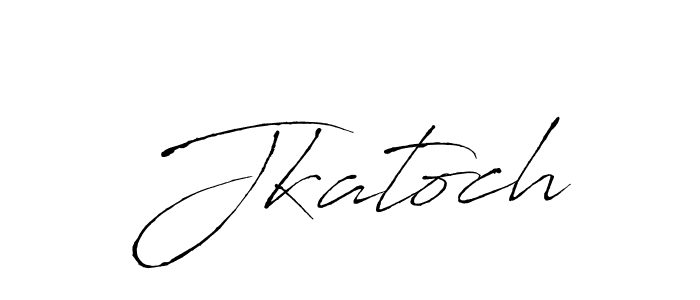 Design your own signature with our free online signature maker. With this signature software, you can create a handwritten (Antro_Vectra) signature for name Jkatoch. Jkatoch signature style 6 images and pictures png