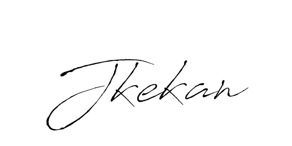 Design your own signature with our free online signature maker. With this signature software, you can create a handwritten (Antro_Vectra) signature for name Jkekan. Jkekan signature style 6 images and pictures png