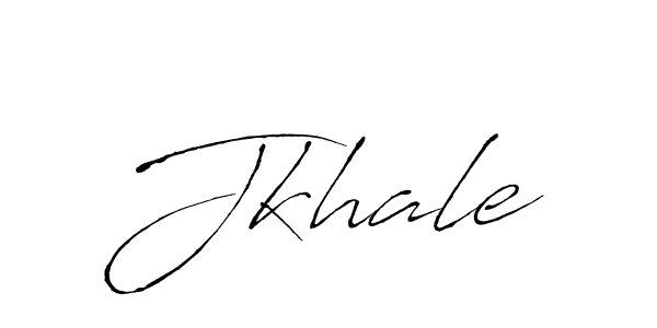 The best way (Antro_Vectra) to make a short signature is to pick only two or three words in your name. The name Jkhale include a total of six letters. For converting this name. Jkhale signature style 6 images and pictures png