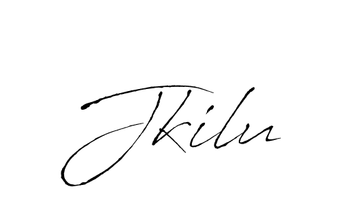 You should practise on your own different ways (Antro_Vectra) to write your name (Jkilu) in signature. don't let someone else do it for you. Jkilu signature style 6 images and pictures png