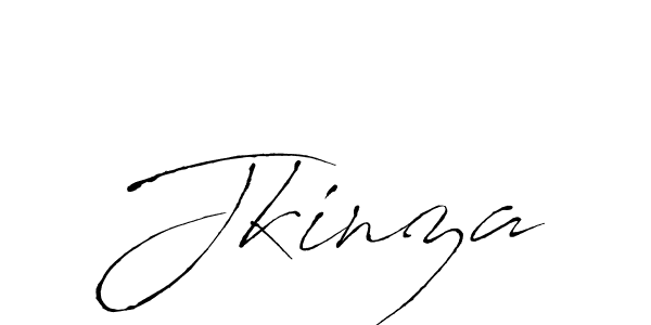 Use a signature maker to create a handwritten signature online. With this signature software, you can design (Antro_Vectra) your own signature for name Jkinza. Jkinza signature style 6 images and pictures png