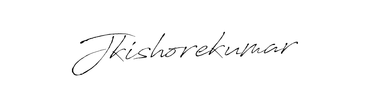 Use a signature maker to create a handwritten signature online. With this signature software, you can design (Antro_Vectra) your own signature for name Jkishorekumar. Jkishorekumar signature style 6 images and pictures png