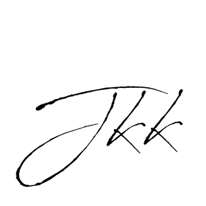 Jkk stylish signature style. Best Handwritten Sign (Antro_Vectra) for my name. Handwritten Signature Collection Ideas for my name Jkk. Jkk signature style 6 images and pictures png