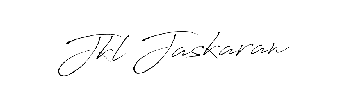 How to make Jkl Jaskaran signature? Antro_Vectra is a professional autograph style. Create handwritten signature for Jkl Jaskaran name. Jkl Jaskaran signature style 6 images and pictures png