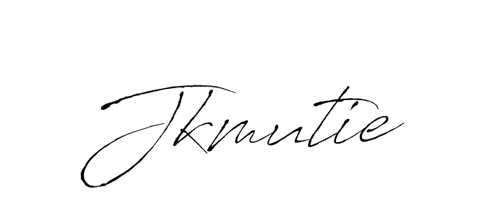 How to make Jkmutie name signature. Use Antro_Vectra style for creating short signs online. This is the latest handwritten sign. Jkmutie signature style 6 images and pictures png